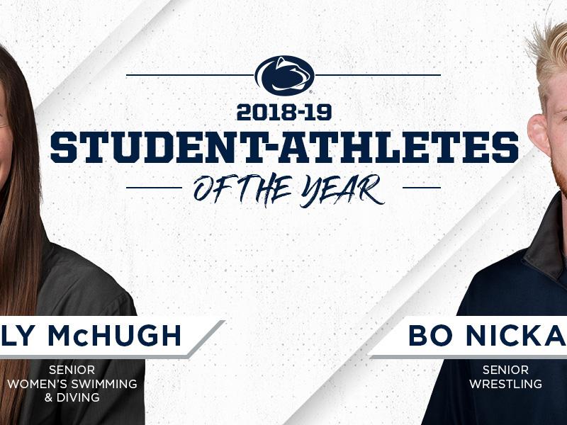 Ally McHugh and Bo Nickal named Penn State's 2018-19 Female and Male Student-Athletes of the Year