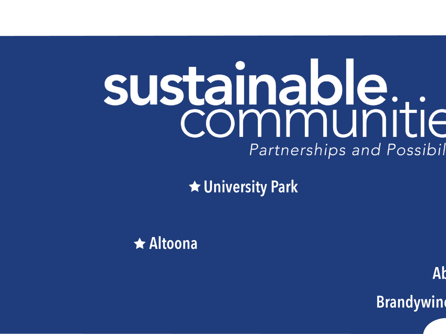 Map of Sustainable Communities programs at Penn State campuses