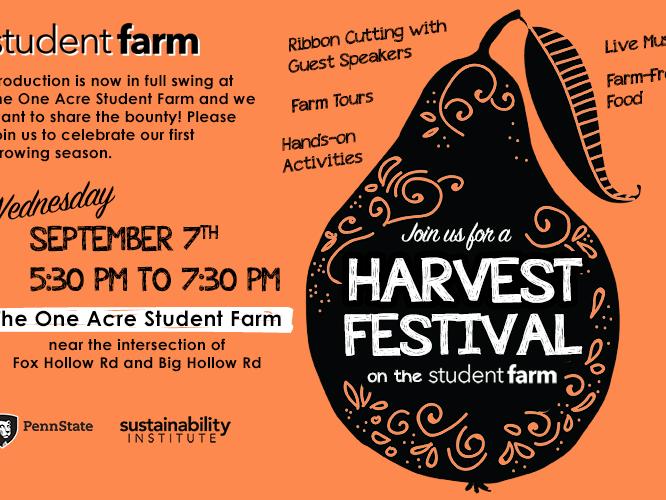harvest festival at student farm