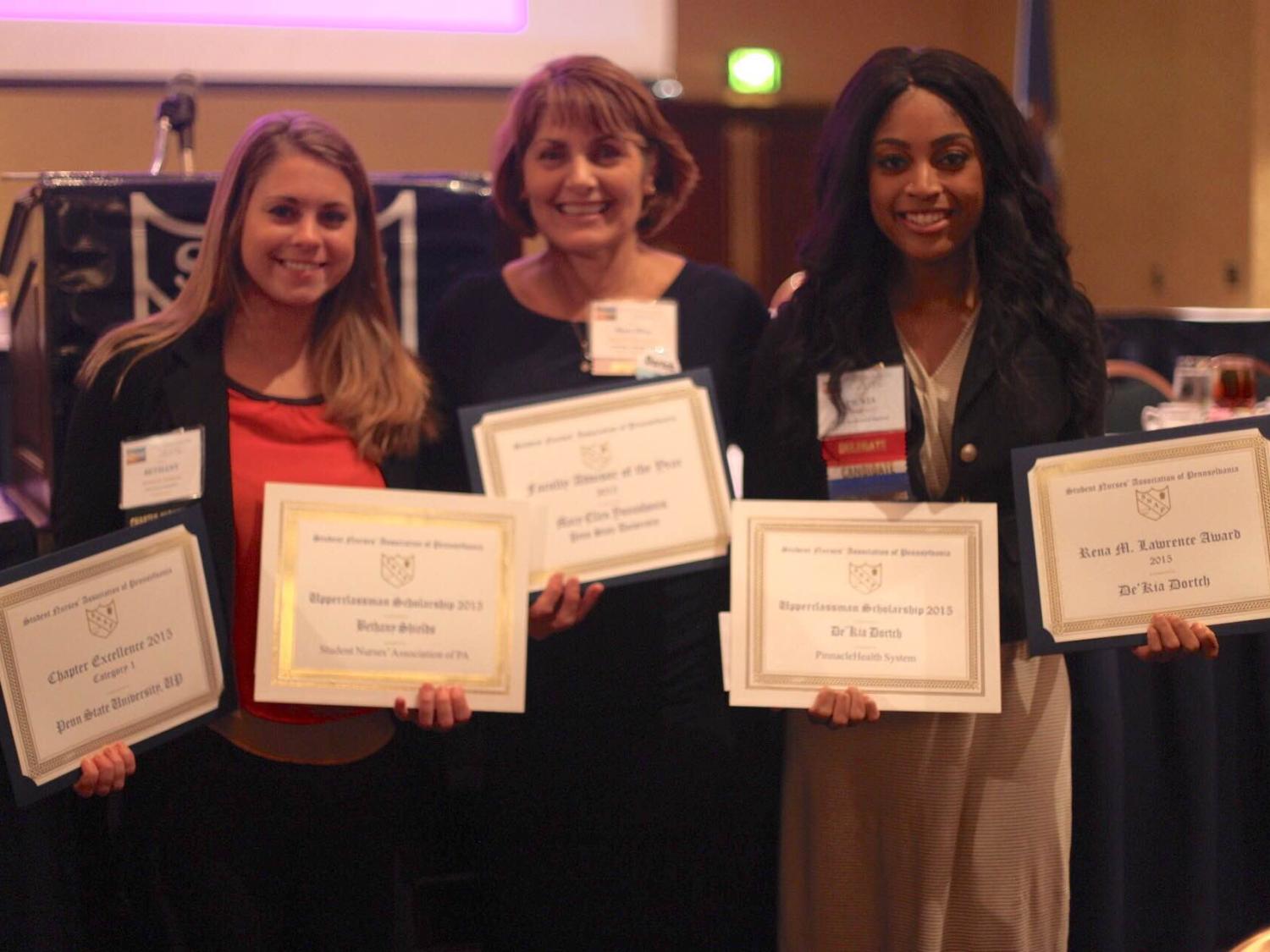 2015 Student Nurses' Association of Pennsylvania Awards