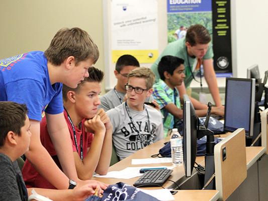 Penn State Mont Alto Stem Camp engineering activity