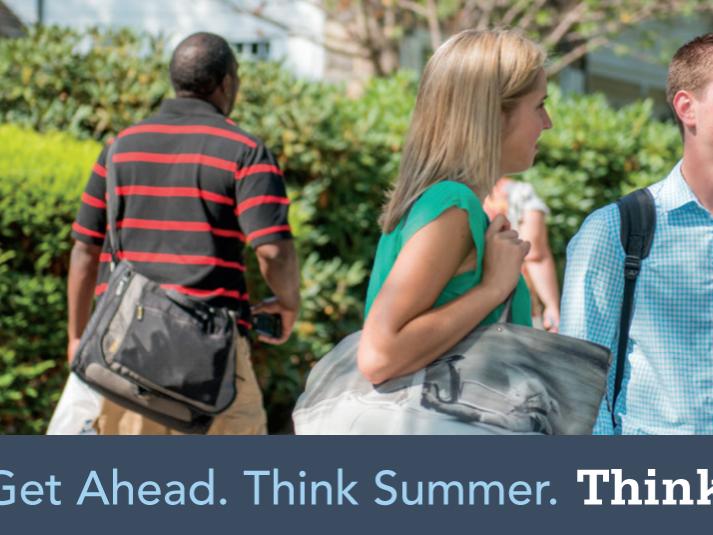 Stay on track. Get ahead. Think summer. Think Penn State.