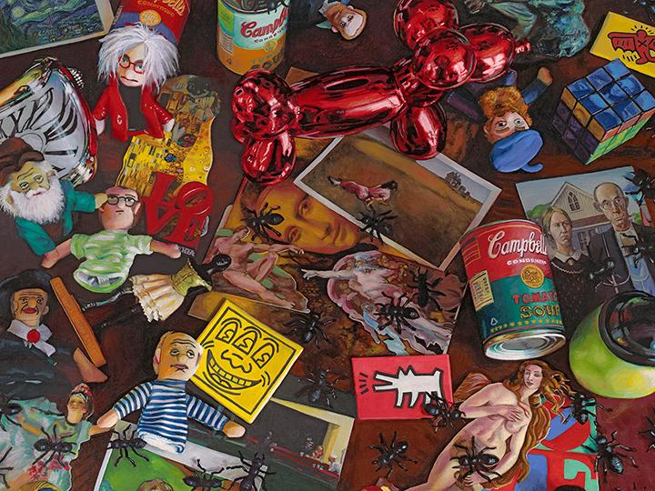 Alumnus, Steve Scheuring paintings to be on exhibit at Berks.