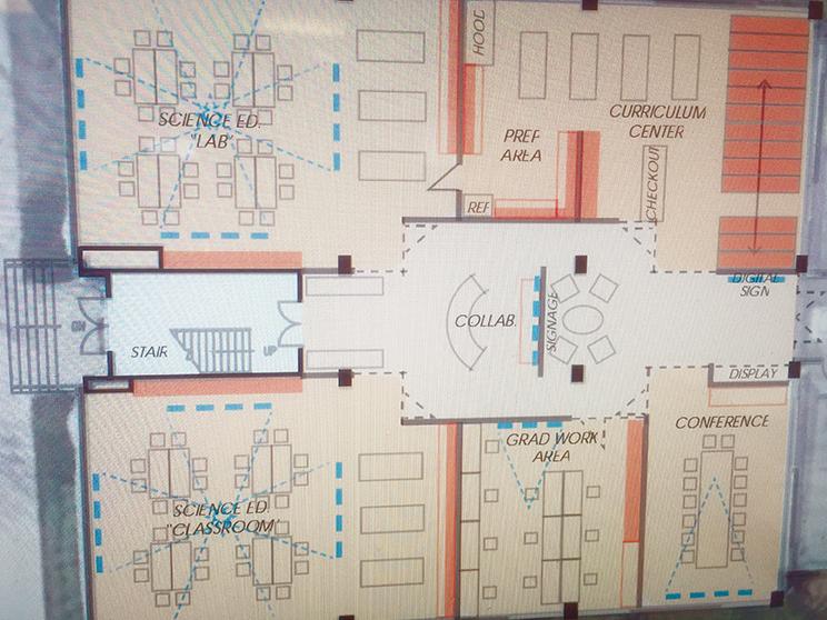 Science wing rendering