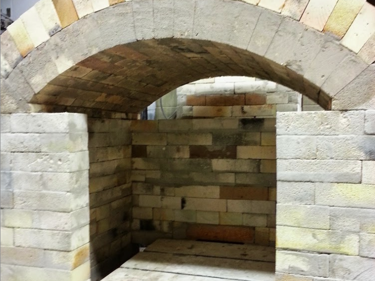 The arch of the kiln