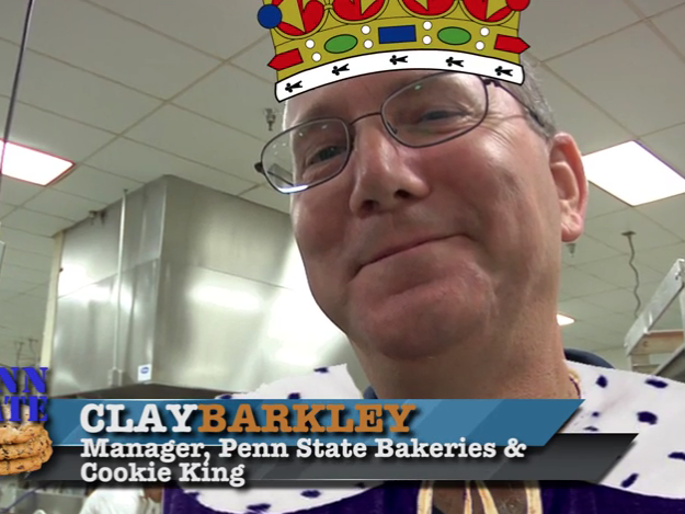 Clay Barkley, manager of the Penn State Bakery 