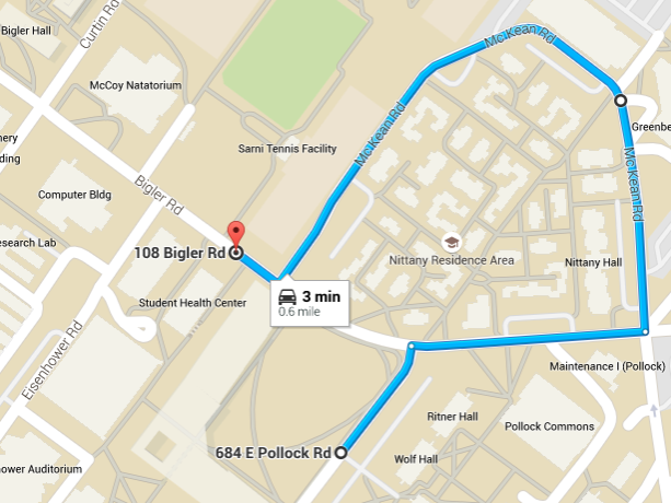 The detour route, which takes motorists around the affected portion of Bigler Road