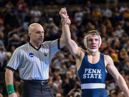 Penn State men's wrestling 2016 NCAA champions Zain Retherford