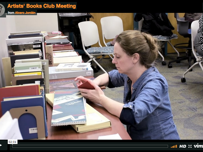 Speed Dating Artists’ Books