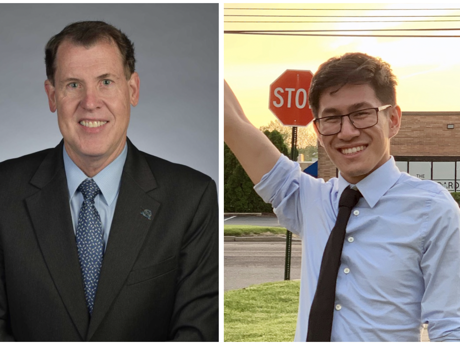 Dr. Moul and Tyler Vu