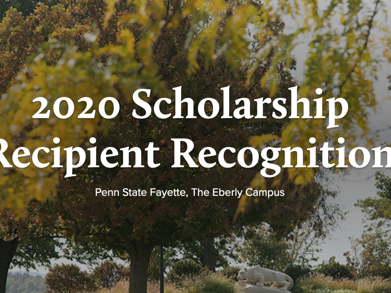 Virtual Scholarship Recipient Recognition