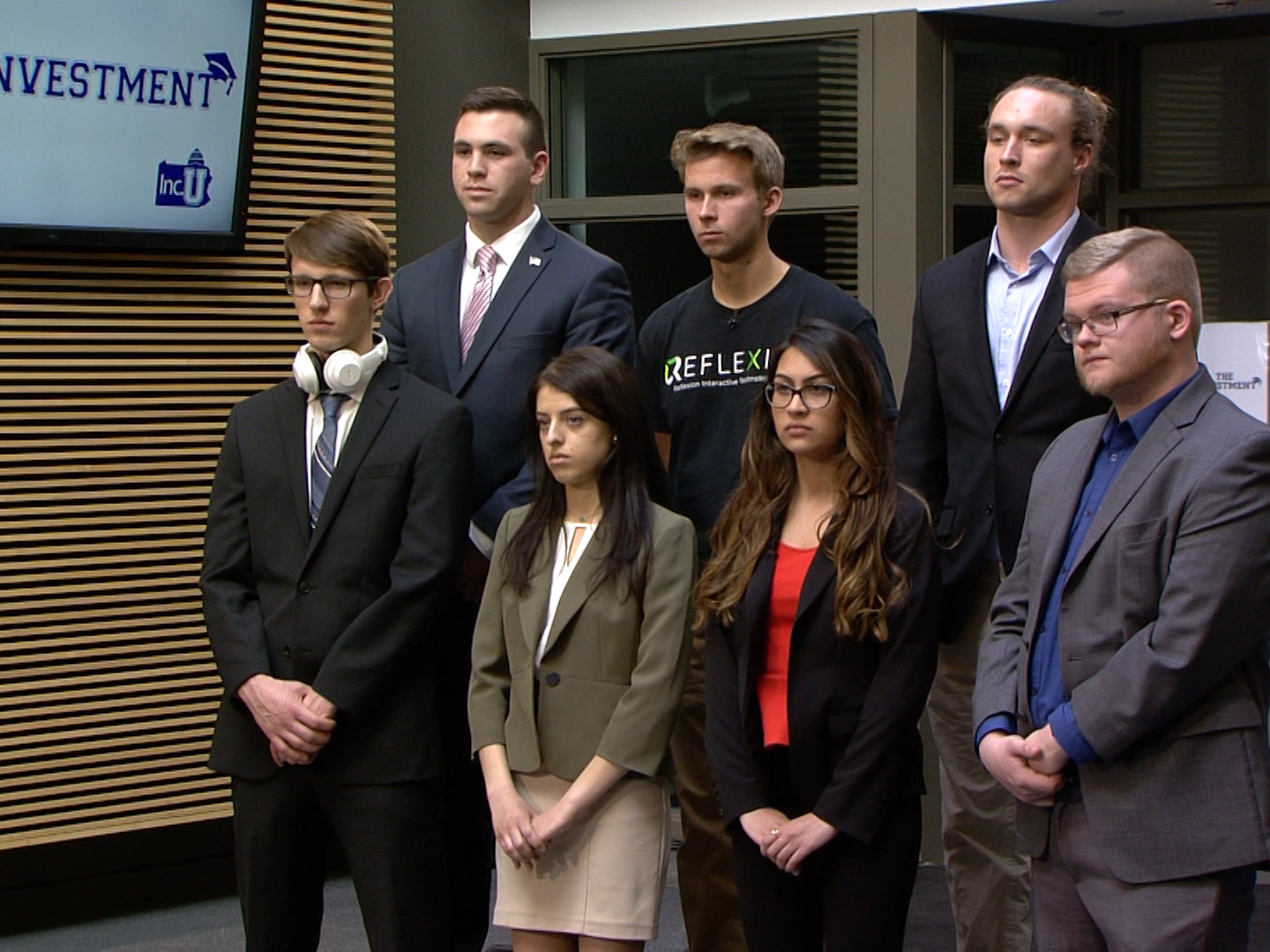 Students on WPSU's "The Investment"