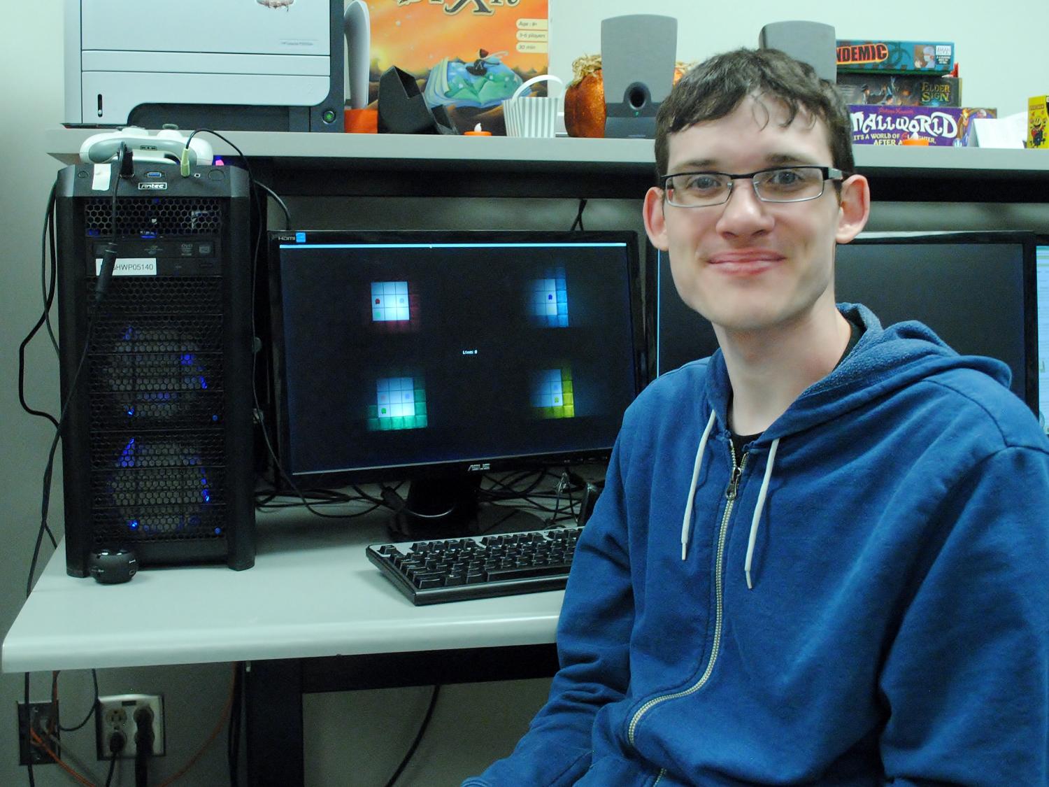 Shane Shafferman, a senior at Penn State Behrend