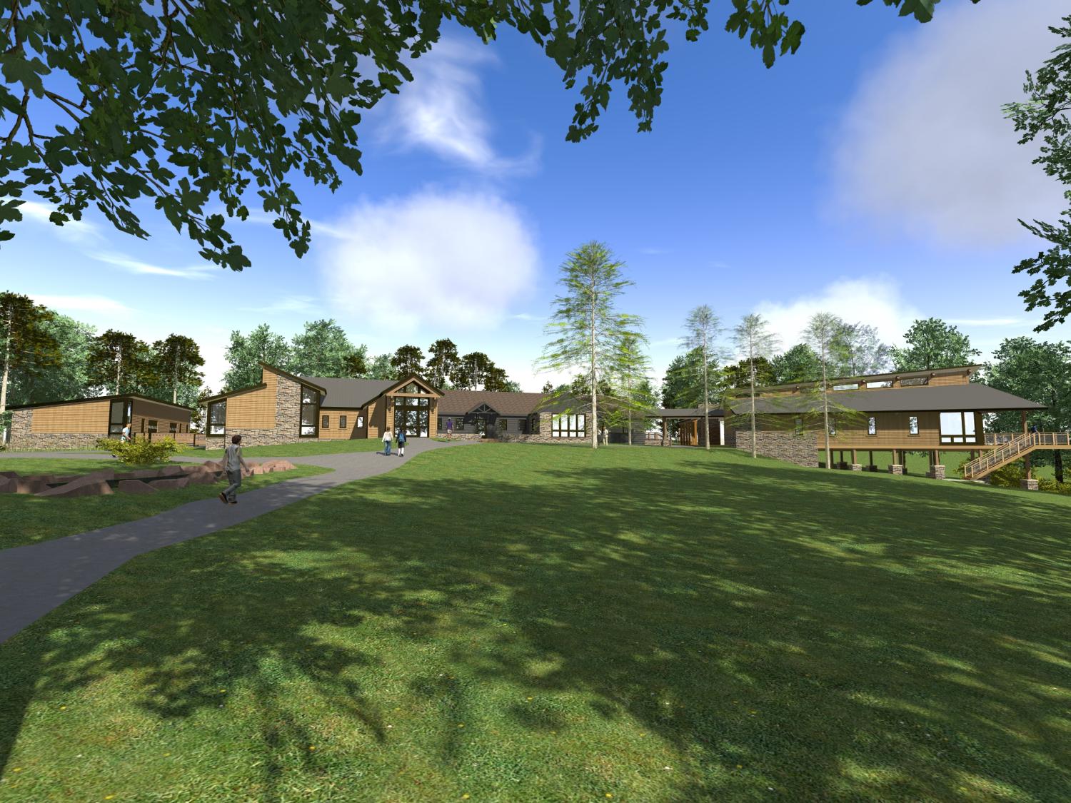 Artist's rendering of Shaver's Creek expansion