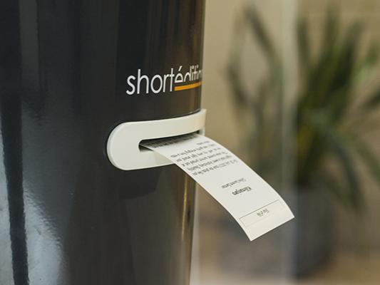 closeup photo of Short Edition dispenser 