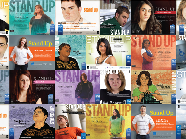 A general graphic announcing the Stand Up 2015 Award.