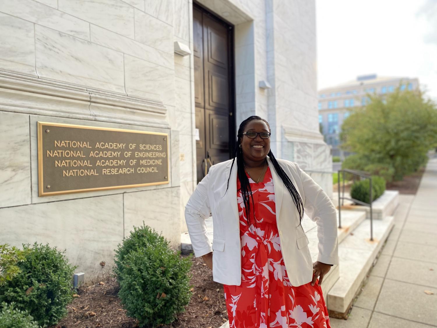 Starlette Sharp at the National Academy of Sciences in Washington, DC