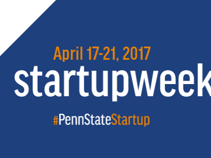 Penn State Startup Week is set for April 17-21 on the University Park campus.
