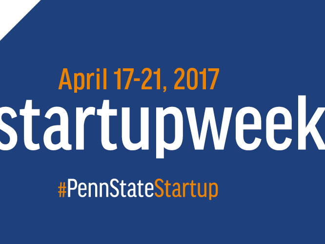 Penn State Startup Week will conclude with a series of keynote events on Friday, April 21.