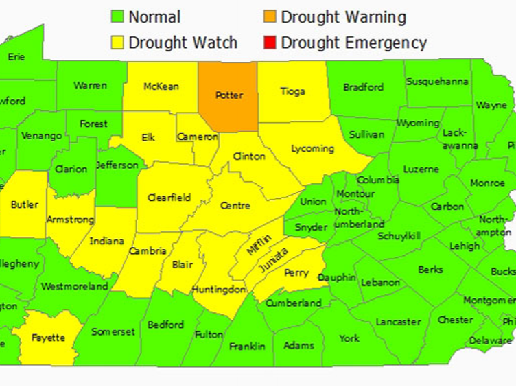 State Drought Map September 2020