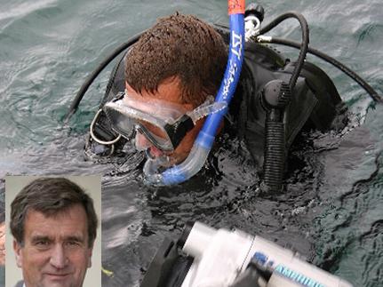 diving with inset