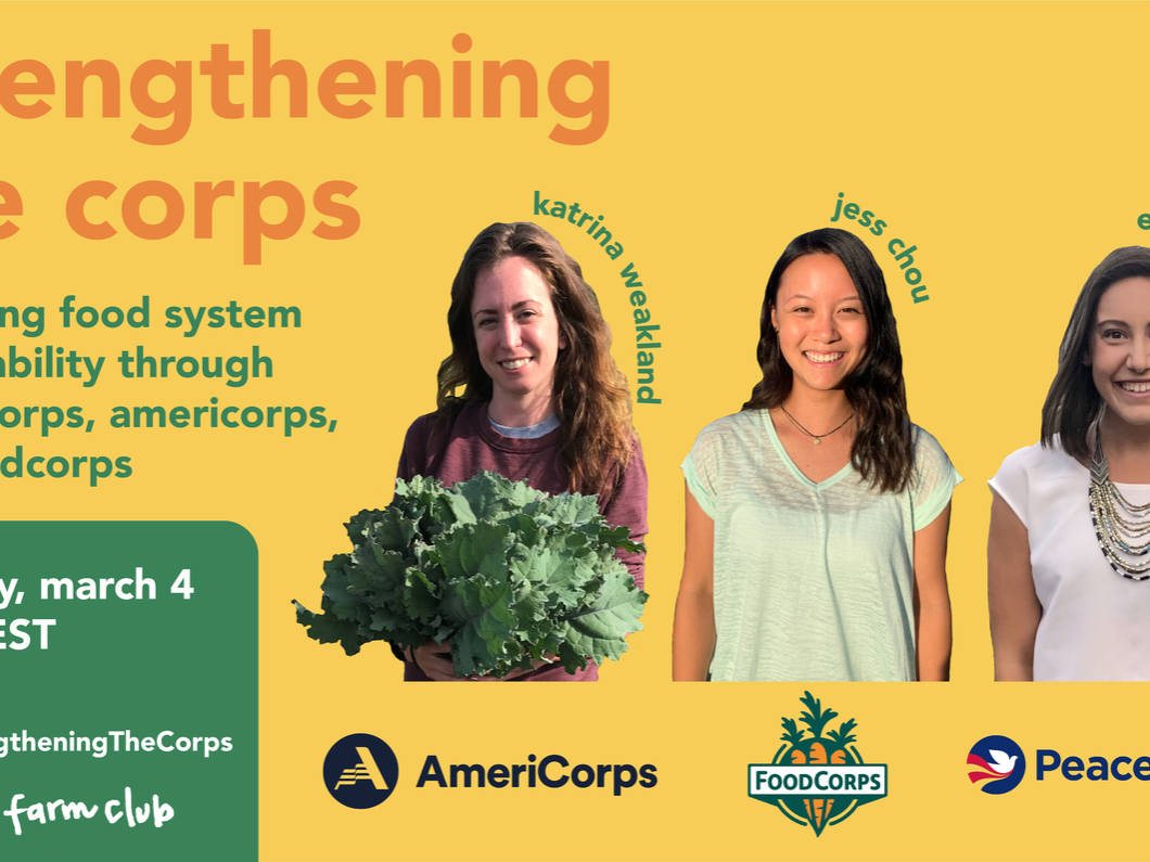 Poster for Strengthening the Corps event