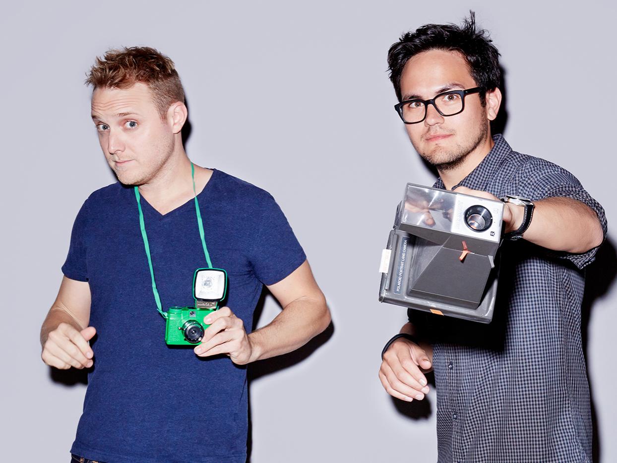 Jason Stuckey (left) and Chris Petrick of JustFab.