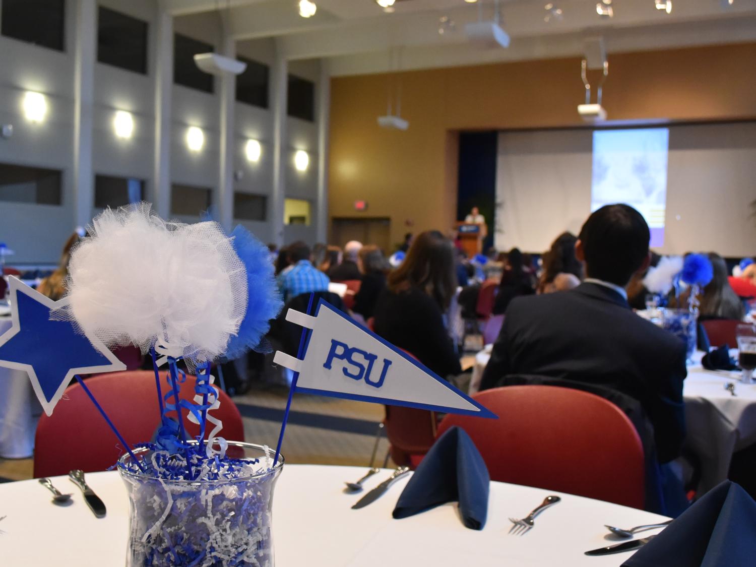 More than 30 students and clubs or organizations were recognized Thursday, April 19, at Penn State Behrend’s annual Excellence in Student Leadership and Service Awards.