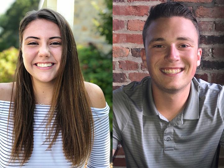 Liz Hunsicker (left) and Hunter Beane