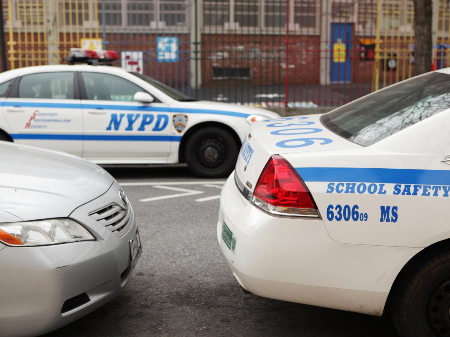 NYPD school security cars