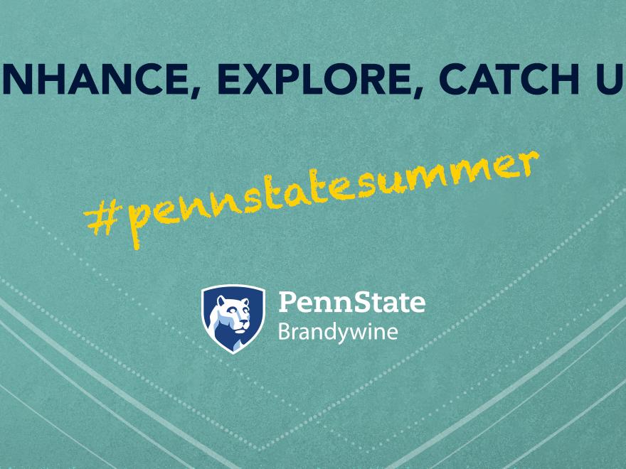 Penn State Brandywine summer course graphic