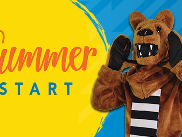 Summer Start graphic with Nittany Lion