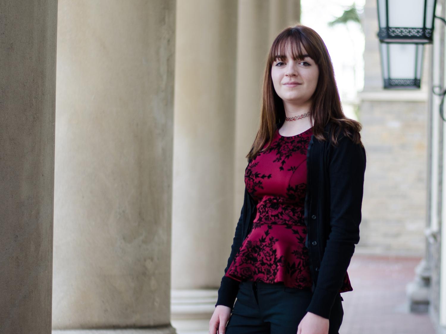 Andrea Sylvia Biscoveanu, 2016 Goldwater Scholar and Penn State Schreyer Honors College Scholar