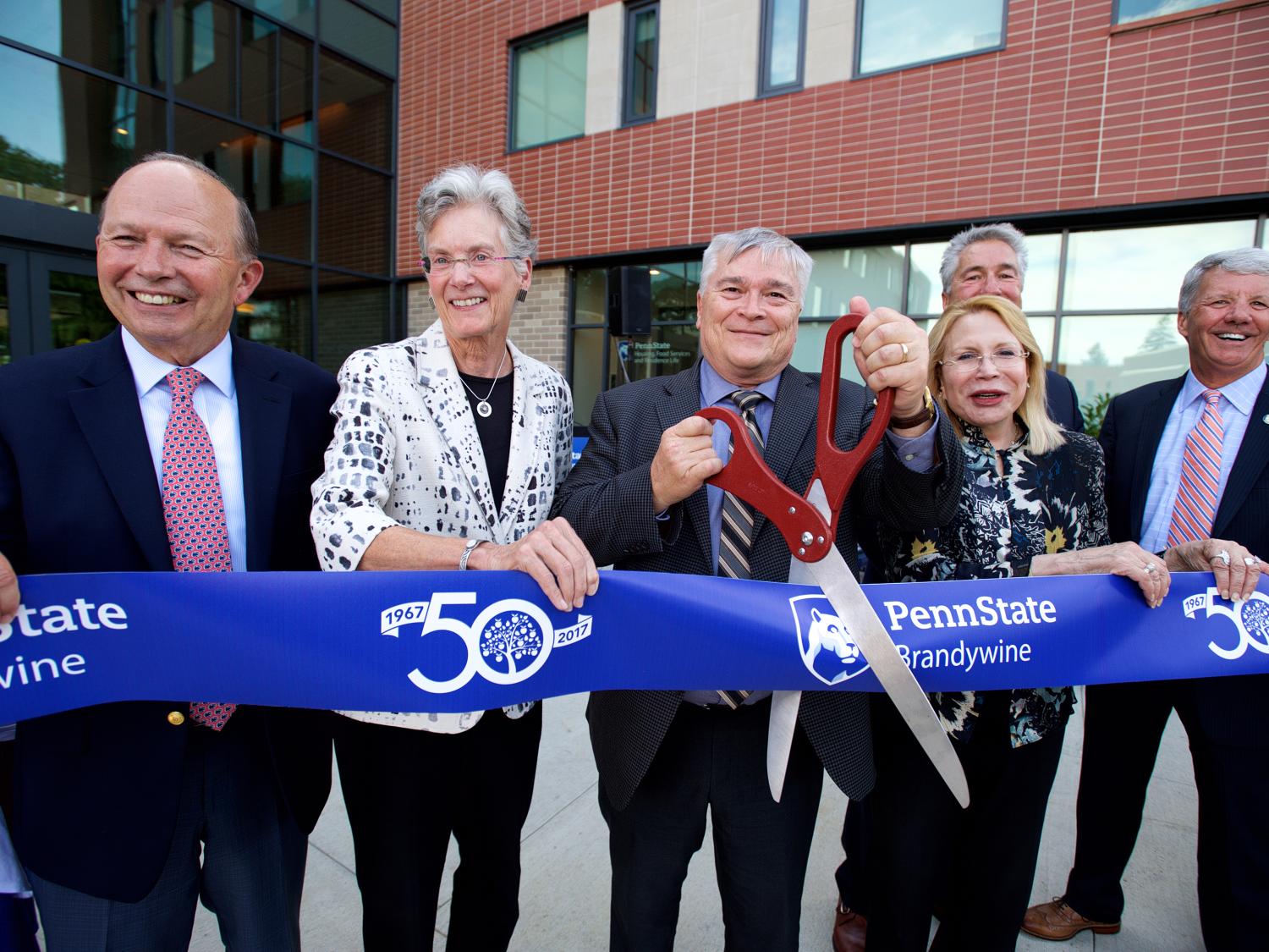 Penn State Brandywine ribbon cutting