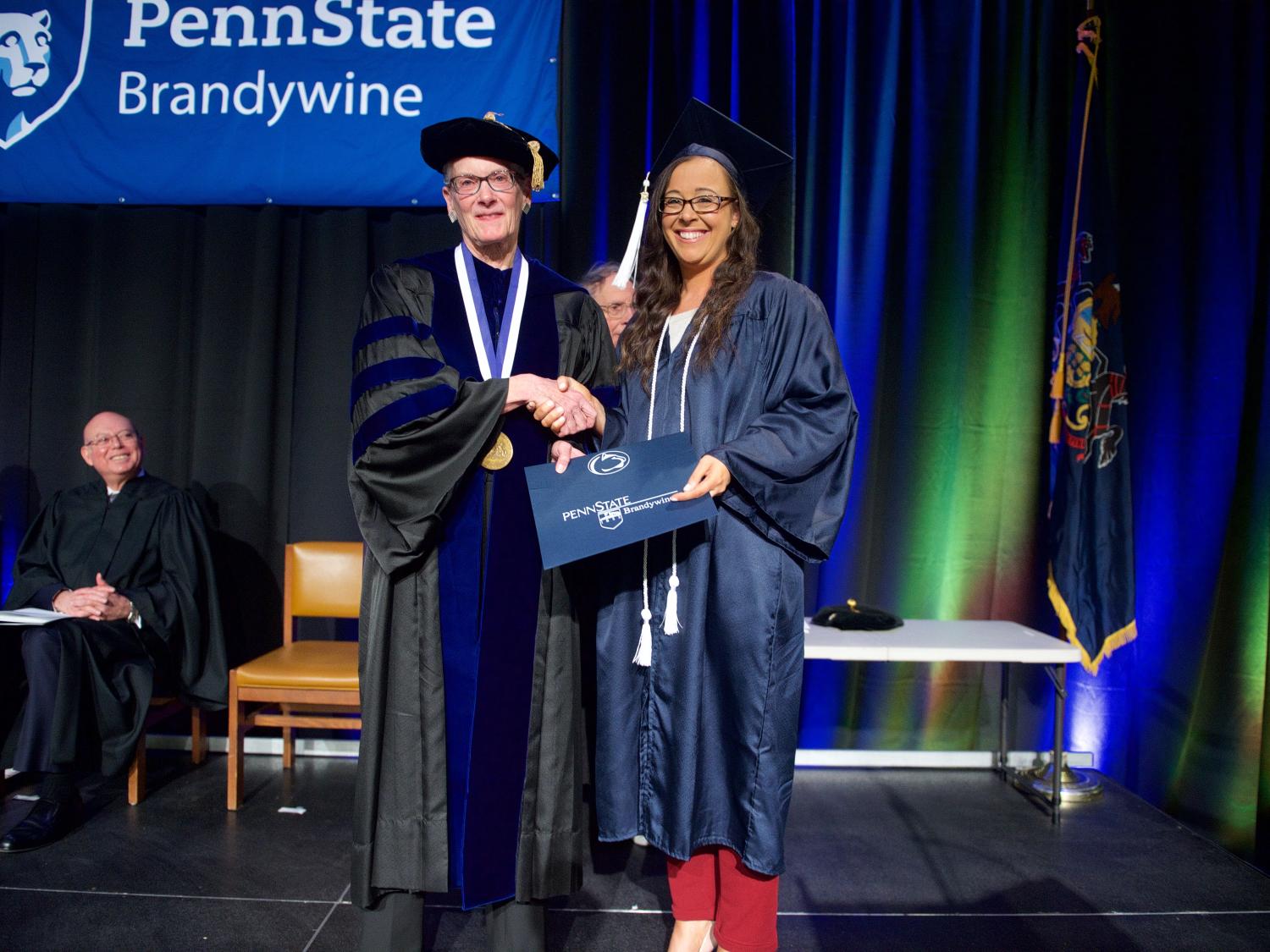 Stacy Foy and Kristin Woolever of Penn State Brandywine. 