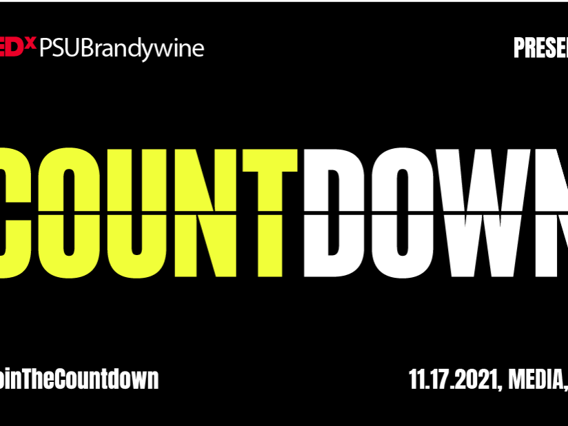 An image promoting TEDxPSUBrandywine, which will be held on Wednesday, Nov 17.