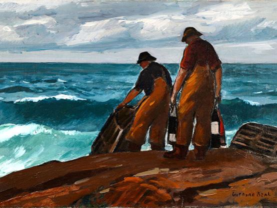 Gifford Beal, "After the Storm," c. 1930, oil on canvas. Purchased with funds provided by the Friends of the Palmer Museum of Art, 2014.22.