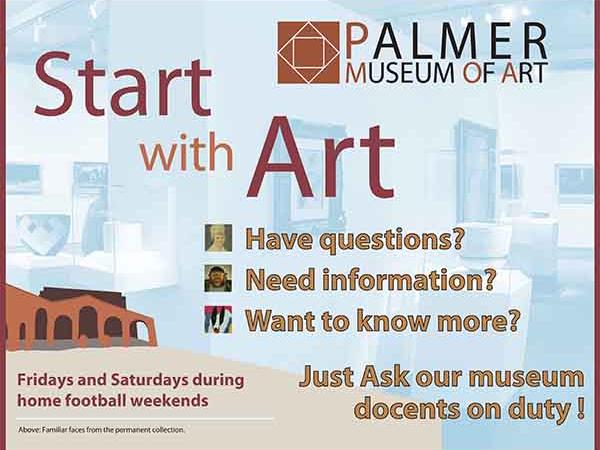 'Start wit Art' at the Palmer Museum of Art on home football weekends