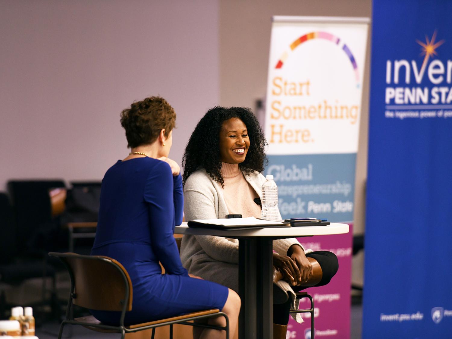 Tanya Wright at Global Entrepreneurship Week Penn State 2018