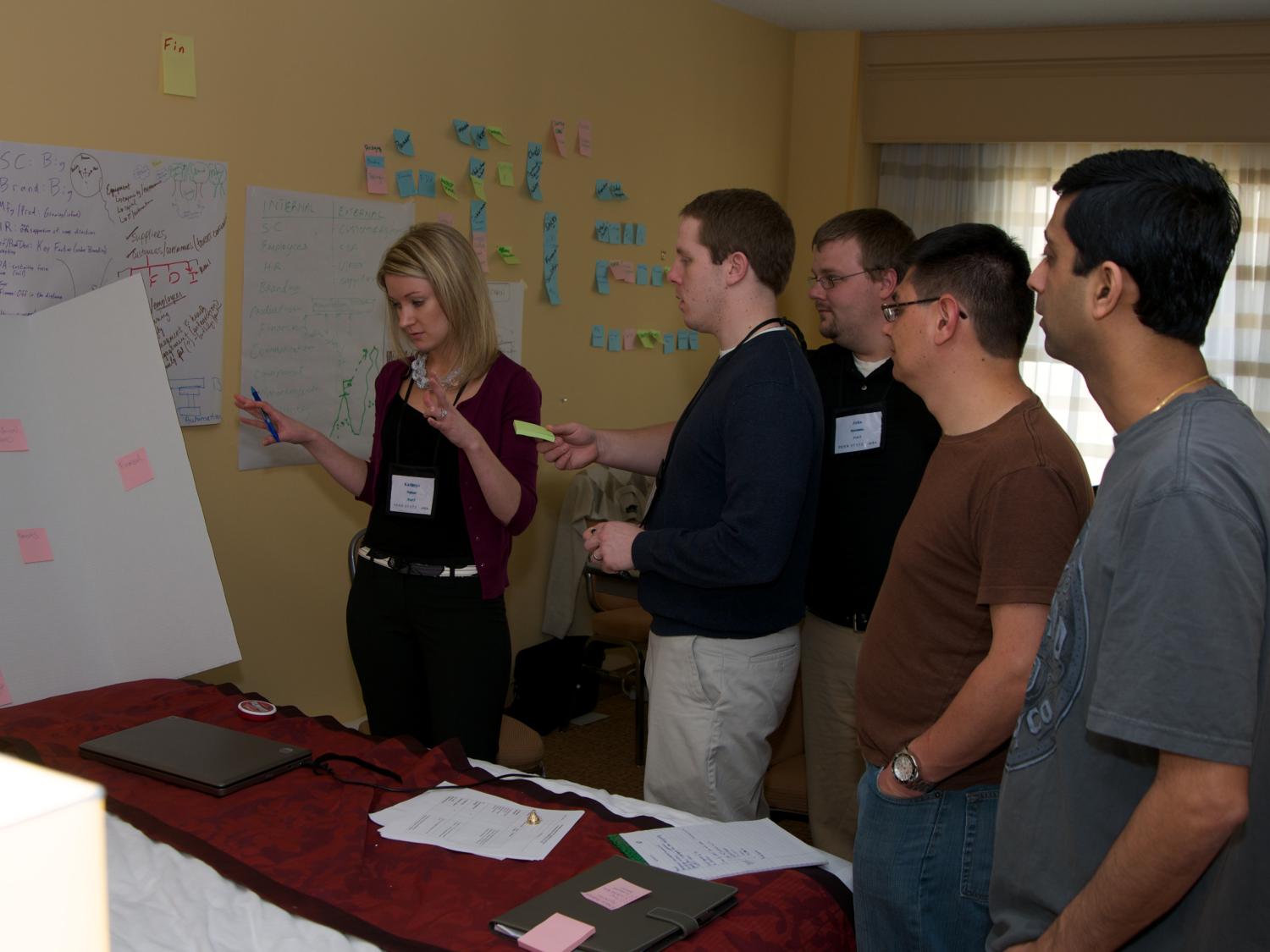 World Campus iMBA students analyze a company during a one-week residency.