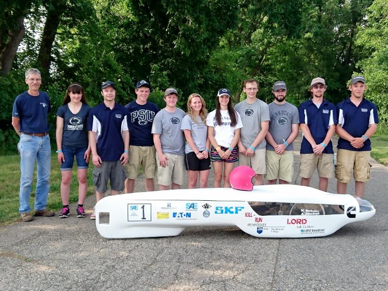 The Penn State Behrend supermileage team