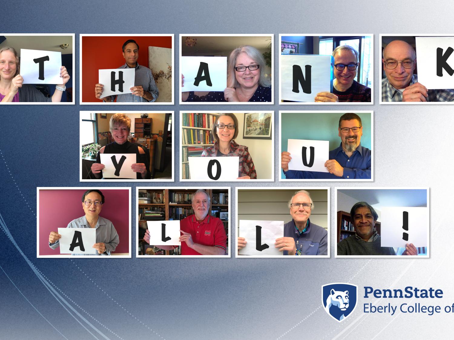 Penn State Eberly College of Science collage of people