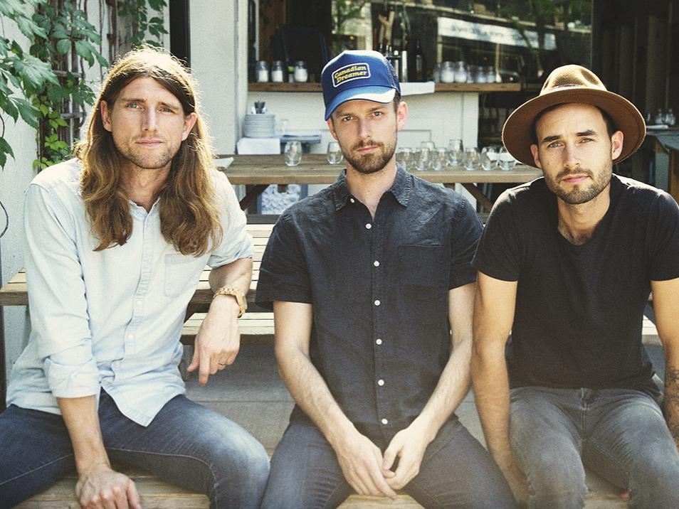 A portrait of the Canadian trio The East Pointers.