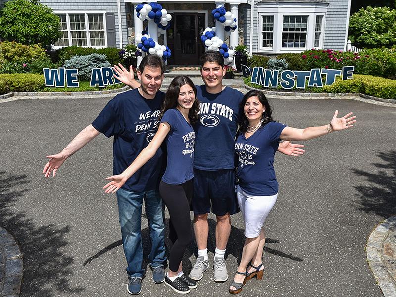 A photo of the Yormack family.