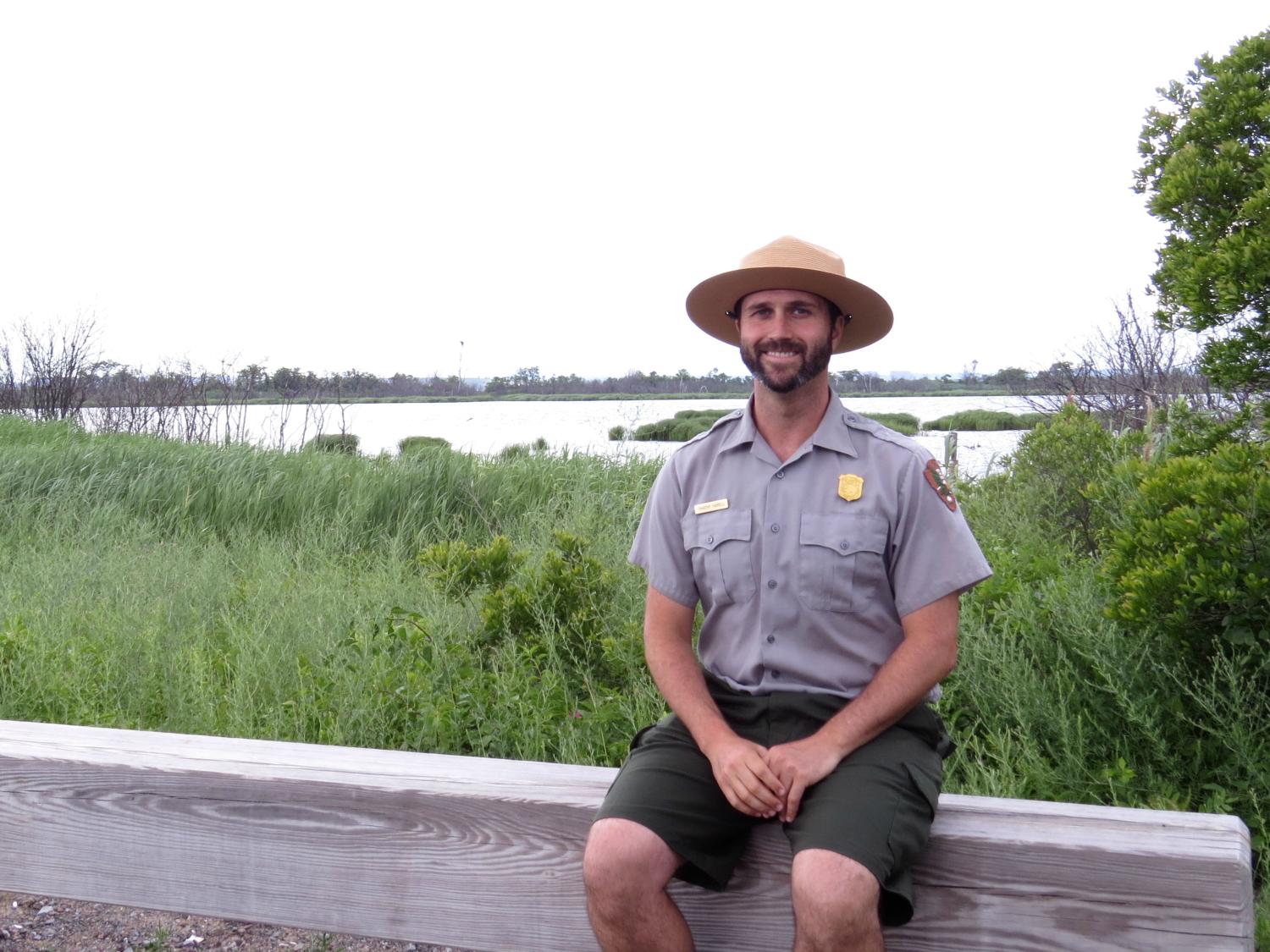 Tim Farrell at the Jamaica Bay Wildlife Refuge