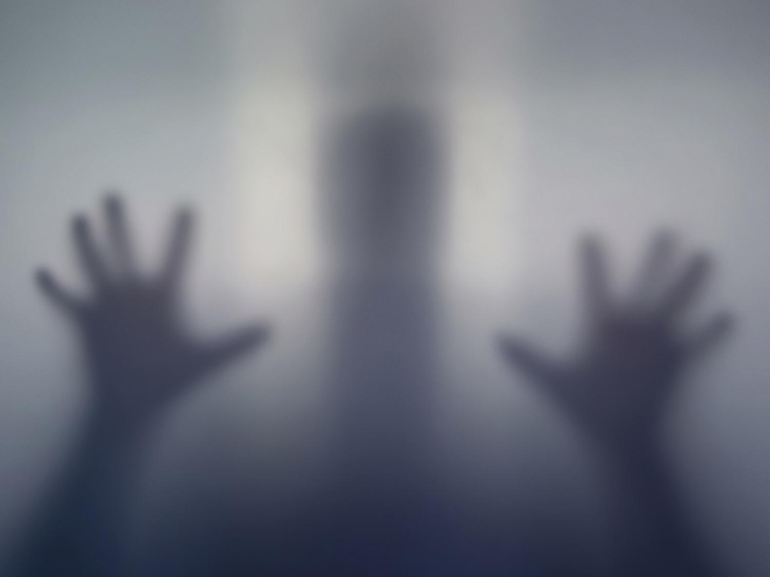 ghostly person