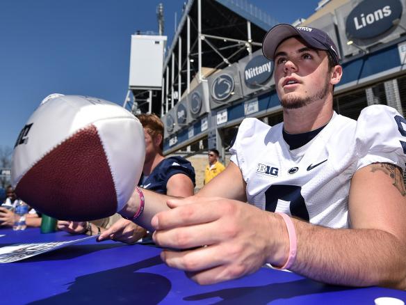 Trace McSorley Blue White Game Autograph Session