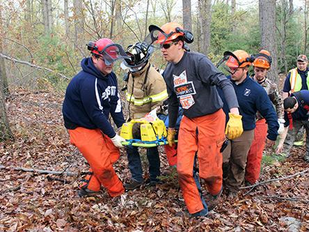 Mont Alto Forestry Students during Trauma Scenario