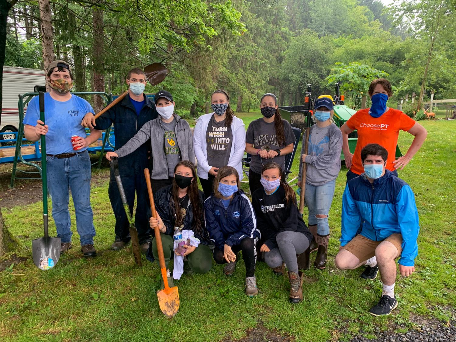 Penn College students help plant trees in PA