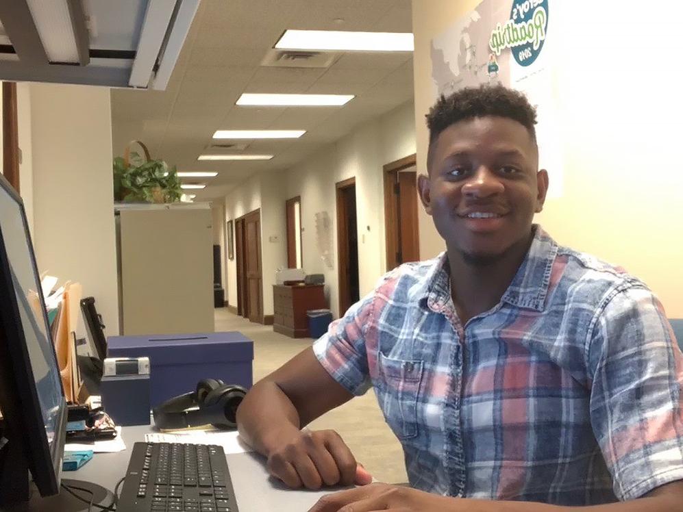 Trey Adams, summer intern 